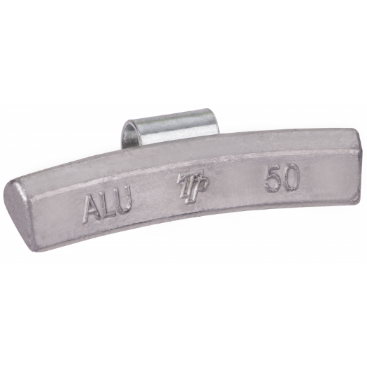 Clip on utezi za aluminijske felge, 50 g, 50 kom