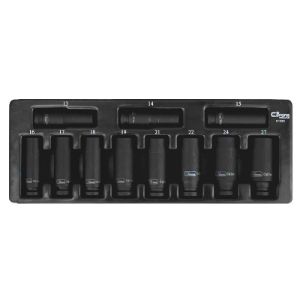 Set produljenih udarnih nasadnih ključeva, 13 - 27 mm