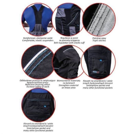 Radne treger hlače premium line veličine XL/56