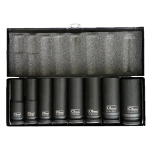 Set šesterokutnih produljenih nasadnih ključeva 1/2", 13 - 24 mm