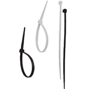 Vezice za kablove bijele 2,5x200mm 100 kom