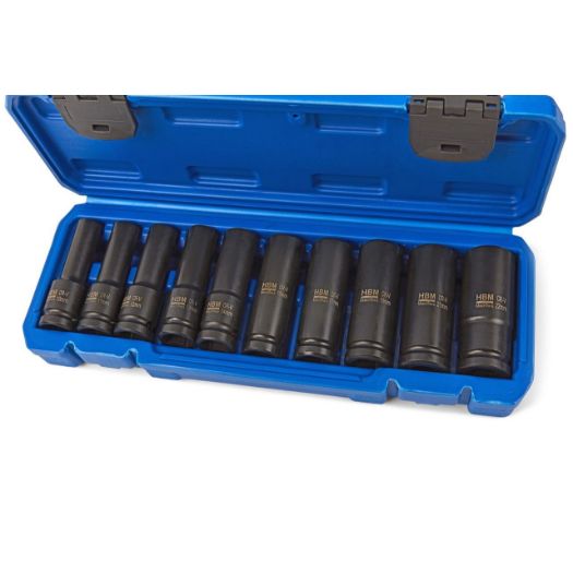 Set udarnih nasadnih ključeva 1/2"  10-22mm