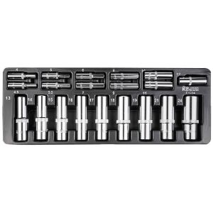 Nasadni ključevi produženi  4-24mm 1/4" 1/2" , 20kom 