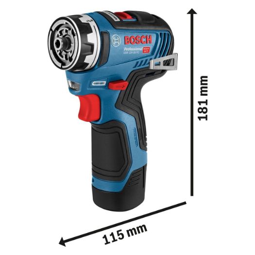 Bosch aku bušilica - odvijač GSR 12V-35 + 4 glave + L-boxx