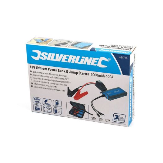 Litij Powerbank Silverline od 12 volti i Jumpstarter