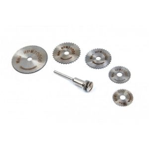 Set mini listova pila, 22,5 - 45 mm, 6 komada