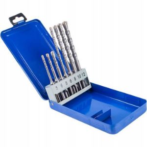 Komplet od 7 svrdla za bušenje rupa u betonu u rasponu od 5-12 mm