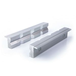 Zaštitne aluminijske čeljusti s dvostrukim V za škripac 100 mm