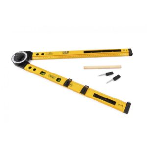 Libela  500mm x 2  sa stupnjevima olovkom, šestarom  