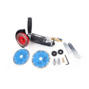 Pneumatska kutna  brusilica ,125mm, mokrobrušenje, 3 diska 