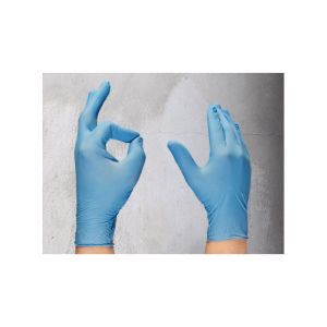 Radionička zaštitna rukavica  XL, NITRIL , bez pudera, plava boja, 100 komada 