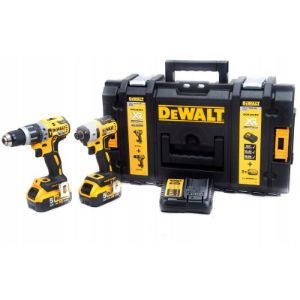 Dewalt aku udarna bušilica i odvijač 18V 2X5,0Ah