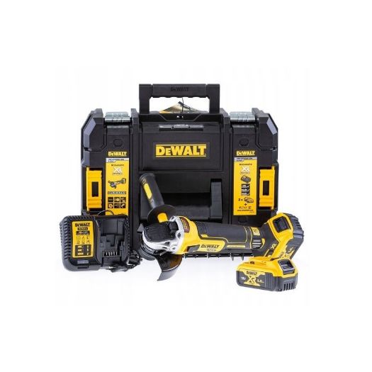 Dewalt brus.kutna aku 125mm 18V 2X5,0Ah