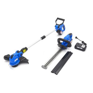 Aku škare za živicu i set trimera za travu uključujući 2 baterije, 20V- 4.0Ah 