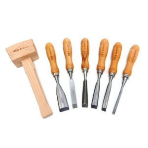 Set dlijeta uključujući drveni čekić 215 mm