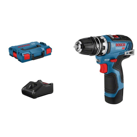 Bosch Aku Bušilica - Odvijač GSR 12V-15 FC, punjač, 2,0Ah, 4,0Ah 