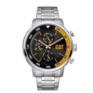 Ručni sat CAT sail multi crno žuta inox