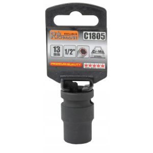 Udarni nasadni ključ 1/2", kratki, 13 mm