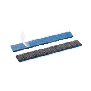 Samoljepljivi utezi  12 x 5g , crni,  6kg 