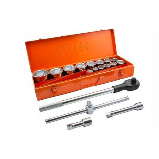 Set šestero kutnih nasadnih ključeva 3/4", 22 - 65mm