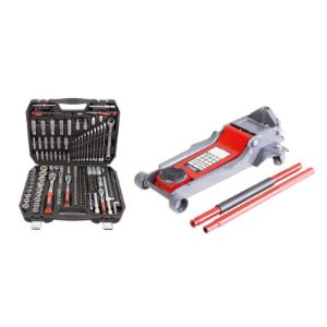 Podna dizalica 3.5T + set nasadnih ključeva 218 komada 