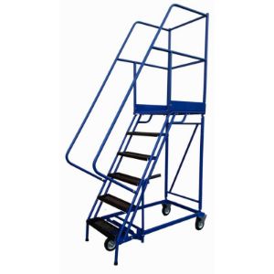 Skladišne ljestve na tri kotača DMP 1500 mm sa polugom