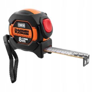 Potezni metar,dvostrani, autostop, 8m x 25mm