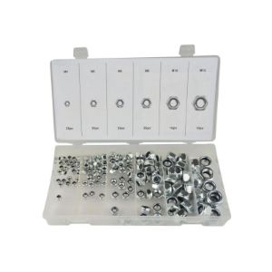 Set sigurnosnih matica od M4 do M12, 146 komada