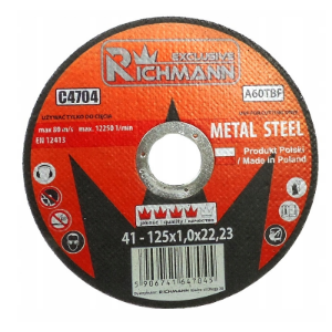 Rezna ploča za metal fi 125 x 1 mm