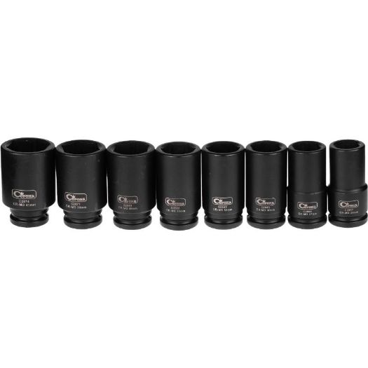 Set produljenih udarnih nasadni ključeva 3/4", 24 - 41 mm 