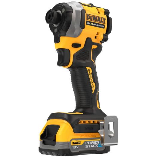 DeWalt udarni odvijač 1/4",208Nm 18V, 2x1,7Ah Powerstack 