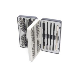 Set preciznih odvijača od 66 dijelova, set bitova s ??fleksibilnim nastavkom, 2 pincete i 2 lopatice