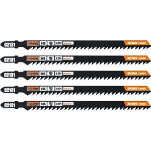 Set od 5 HCS listova pile za drvo od 152 mm za ubodne pile