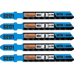 Set od 5 HSS listova pile za metal duljine 76 mm za ubodne pile, šira