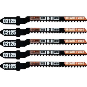 Set od 5 HCS listova pile za drvo od 76 mm za ubodne pile