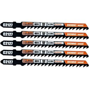 Set od 5 HCS listova pileza drvo od 100 mm za ubodne pile, T144D