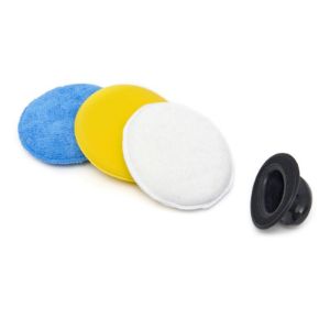 4-dijelni 3-stupanjski set za ručno poliranje, 125 mm