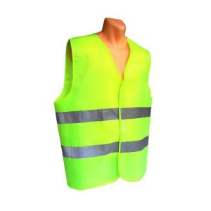 Reflektirajući žuti CE prsluk visoki