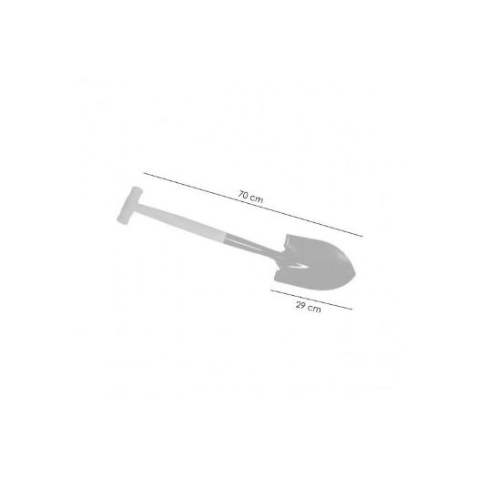 Mini oštra lopata s drvenom drškom, 680 mm