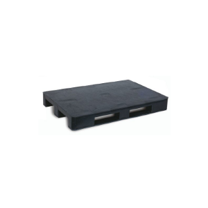 Plastična paleta na klizačima glatka bez rubova 1200x800x150 mm crna