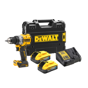 DeWalt aku XR bušilica/odvijač 18V,  2 x 5,0 Ah Powerstack baterije, Tstak