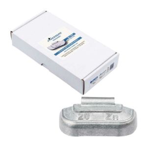 Clip on utezi za čelične felge, 20 g, 100 kom, cink