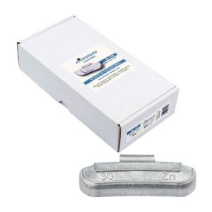 Clip on utezi za čelične felge, 30 g, 100 kom, cink