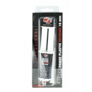 Ljepilo Black 25ml power plastic extreme + mješalice