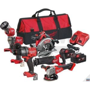 Set aku Milwaukee alata 6-u-1, 18 volti 5,0 Ah, M18FPP6F3
