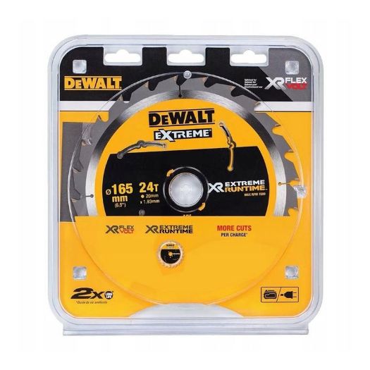 Dewalt list kružne pile -  XR EXTREME RUNTIME 165MM X 24T (20MM)