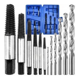 Izvlakači slomljenih vijaka + svrdla HSS 12kom