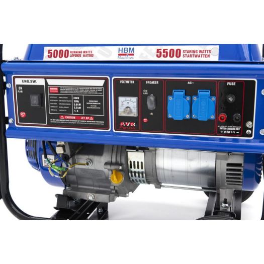 Generator snage 5500 W s benzinskim motorom od 420 ccm, 230 V