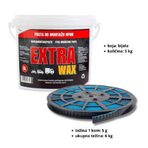 Pasta za montažu guma + rola samoljepljivih utega 5 kg