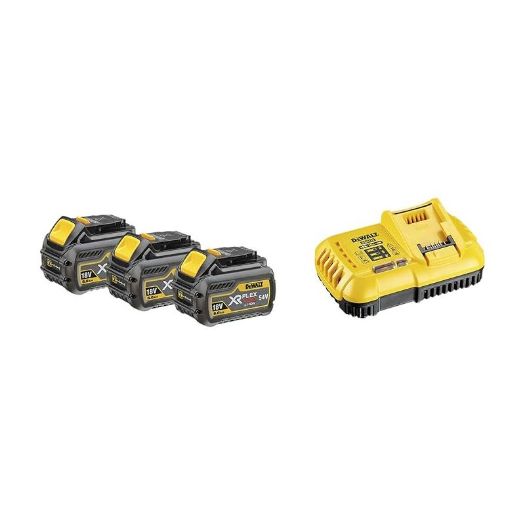 Dewalt brzi punjač XR Flexvolt sa 3 baterije 54V, 6.0Ah